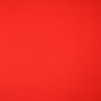 40 cm Reststück Wintersweat - Stretch Sweatshirt Uni Rot